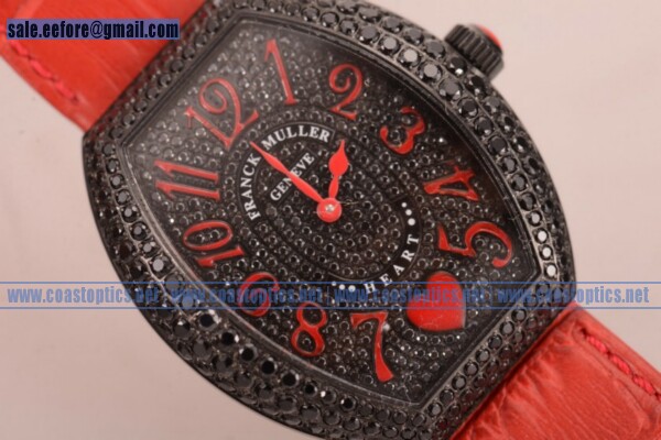 Best Replica Franck Muller Heart Watch PVD 5002 M QZ C 5T D4 YD(EF) - Click Image to Close